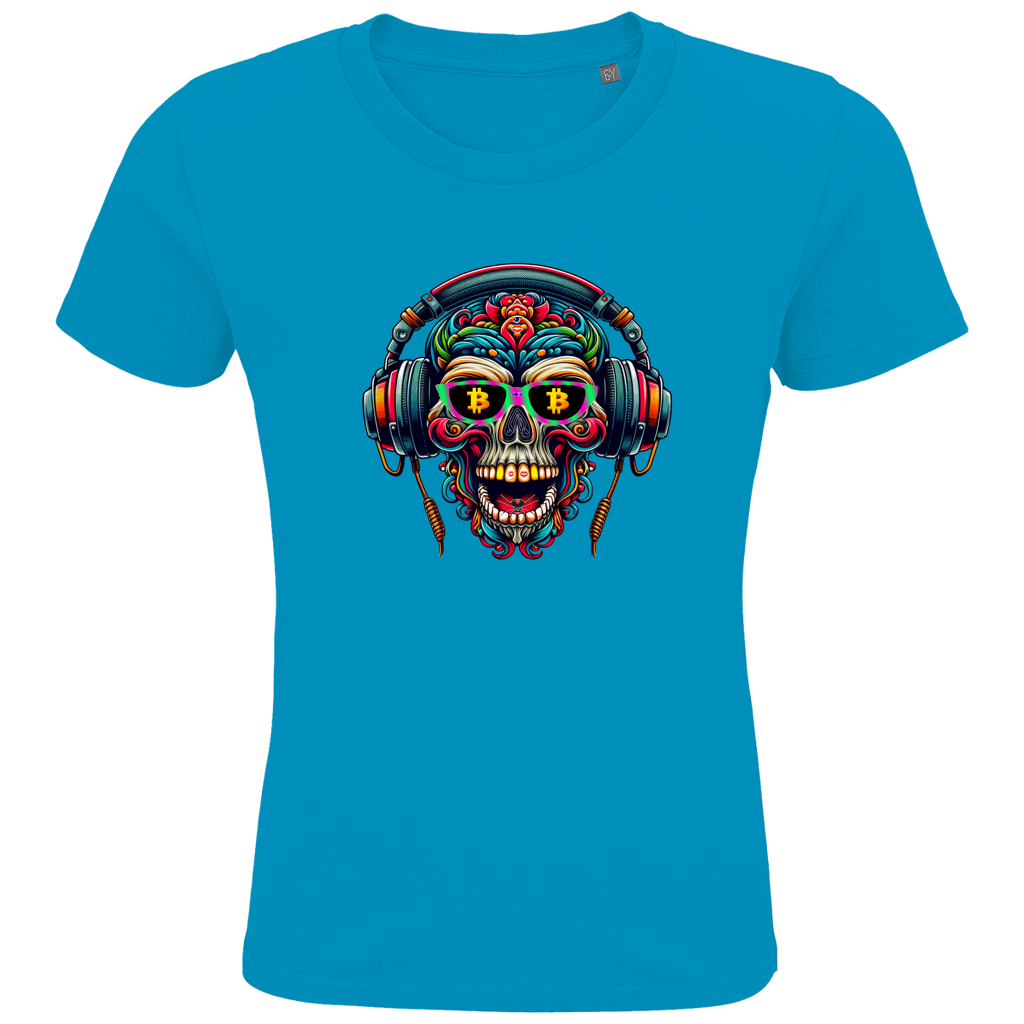 Kids Premium Bio T-Shirt Crypto Skull
