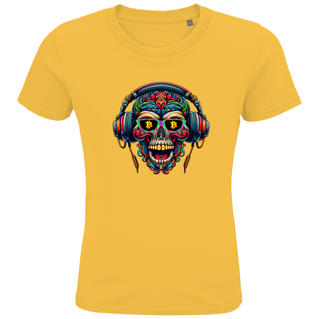 Kids Premium Bio T-Shirt Crypto Skull