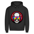 Herren Premium Bio Hoodie Discoteka Skull