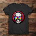 Damen Premium Bio T-Shirt Discoteka Skull