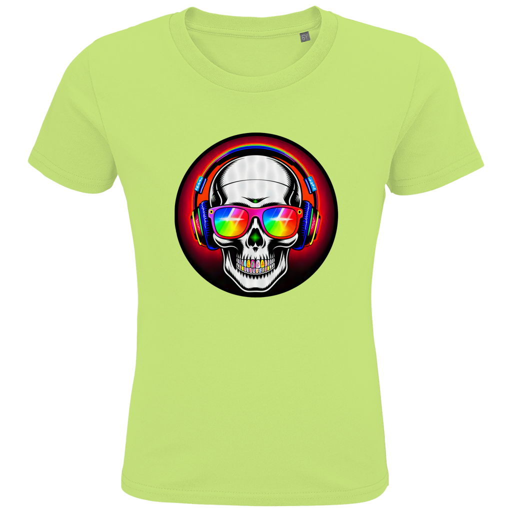 Kids Premium Bio T-Shirt Discoteka Skull