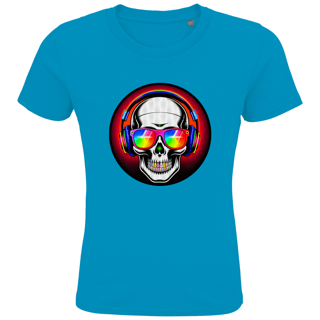 Kids Premium Bio T-Shirt Discoteka Skull