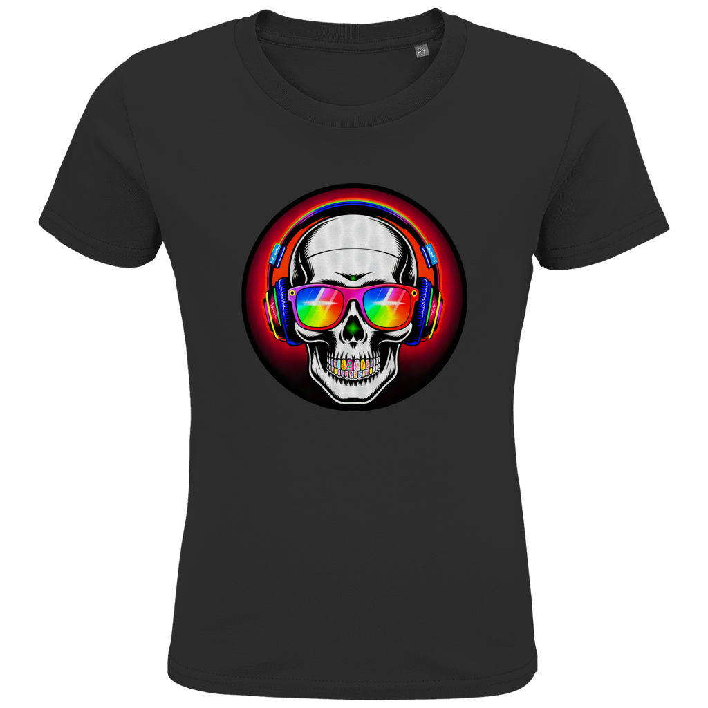 Kids Premium Bio T-Shirt Discoteka Skull