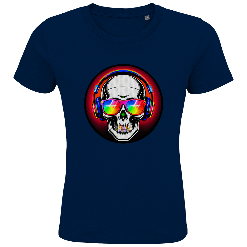 Kids Premium Bio T-Shirt Discoteka Skull