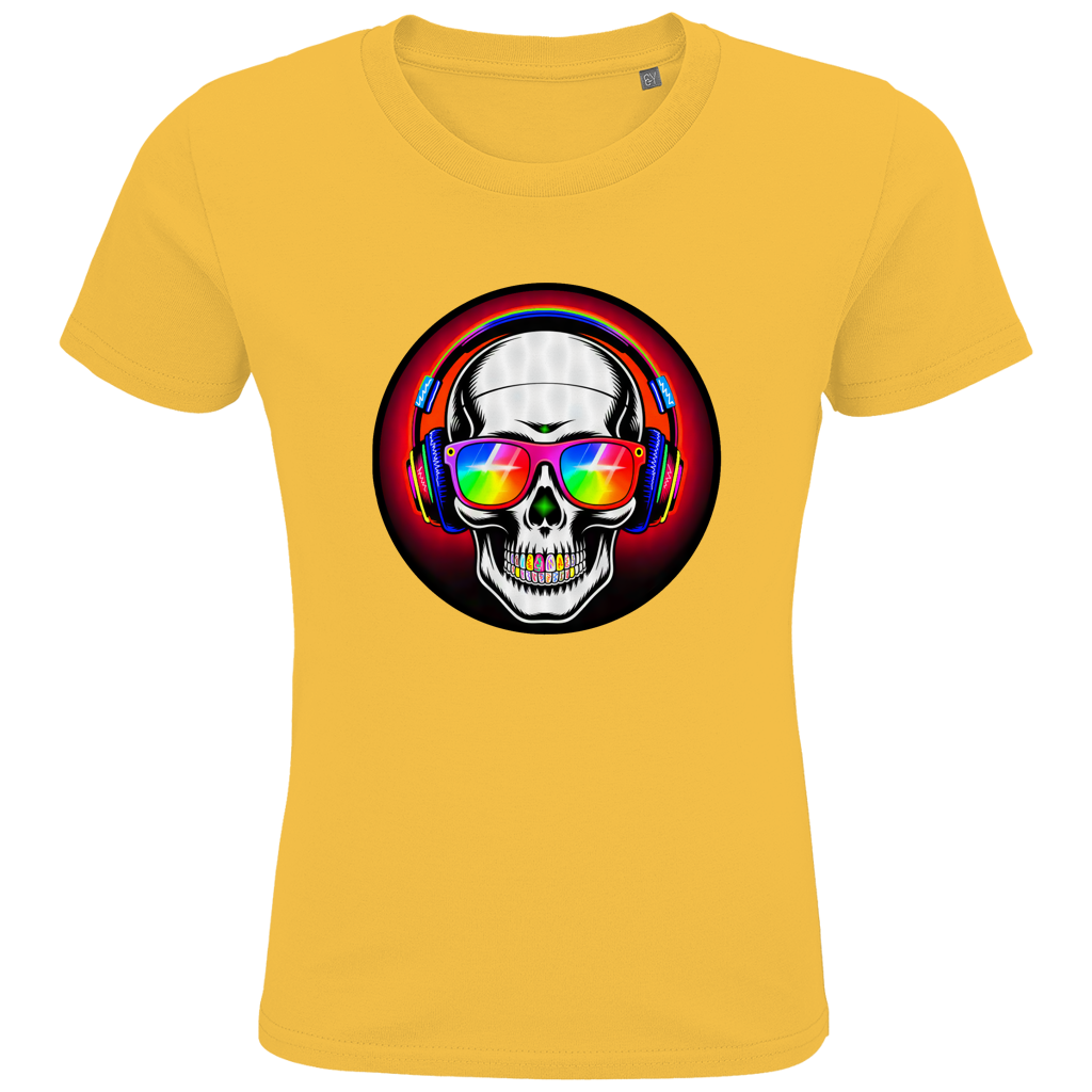 Kids Premium Bio T-Shirt Discoteka Skull