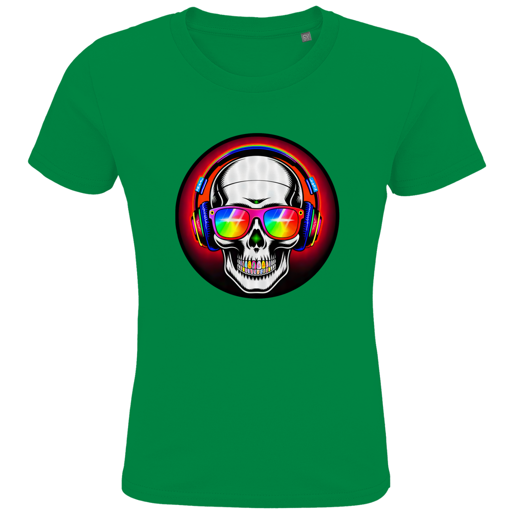 Kids Premium Bio T-Shirt Discoteka Skull
