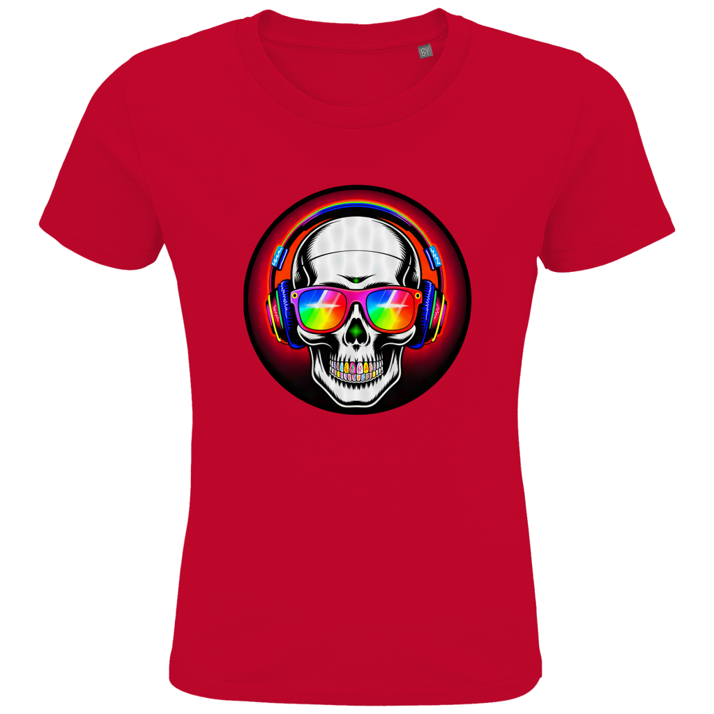 Kids Premium Bio T-Shirt Discoteka Skull