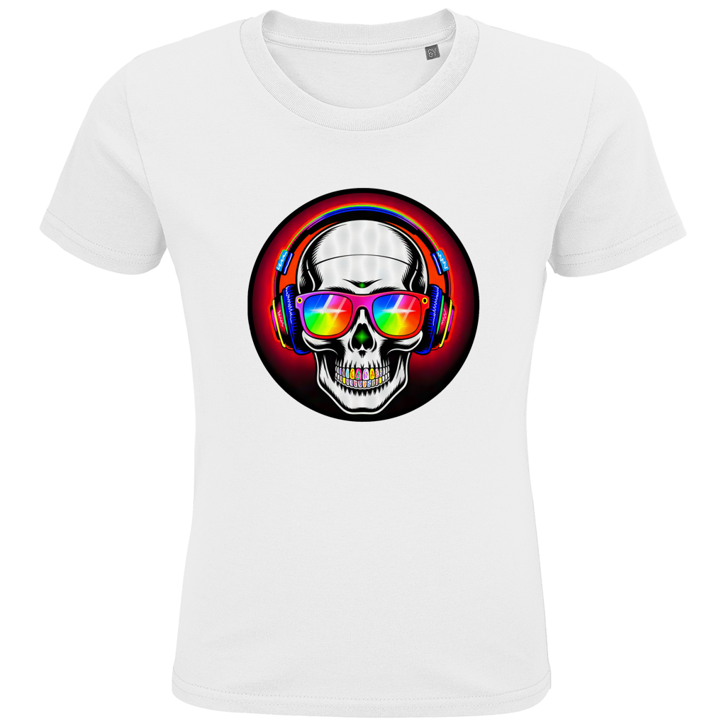 Kids Premium Bio T-Shirt Discoteka Skull
