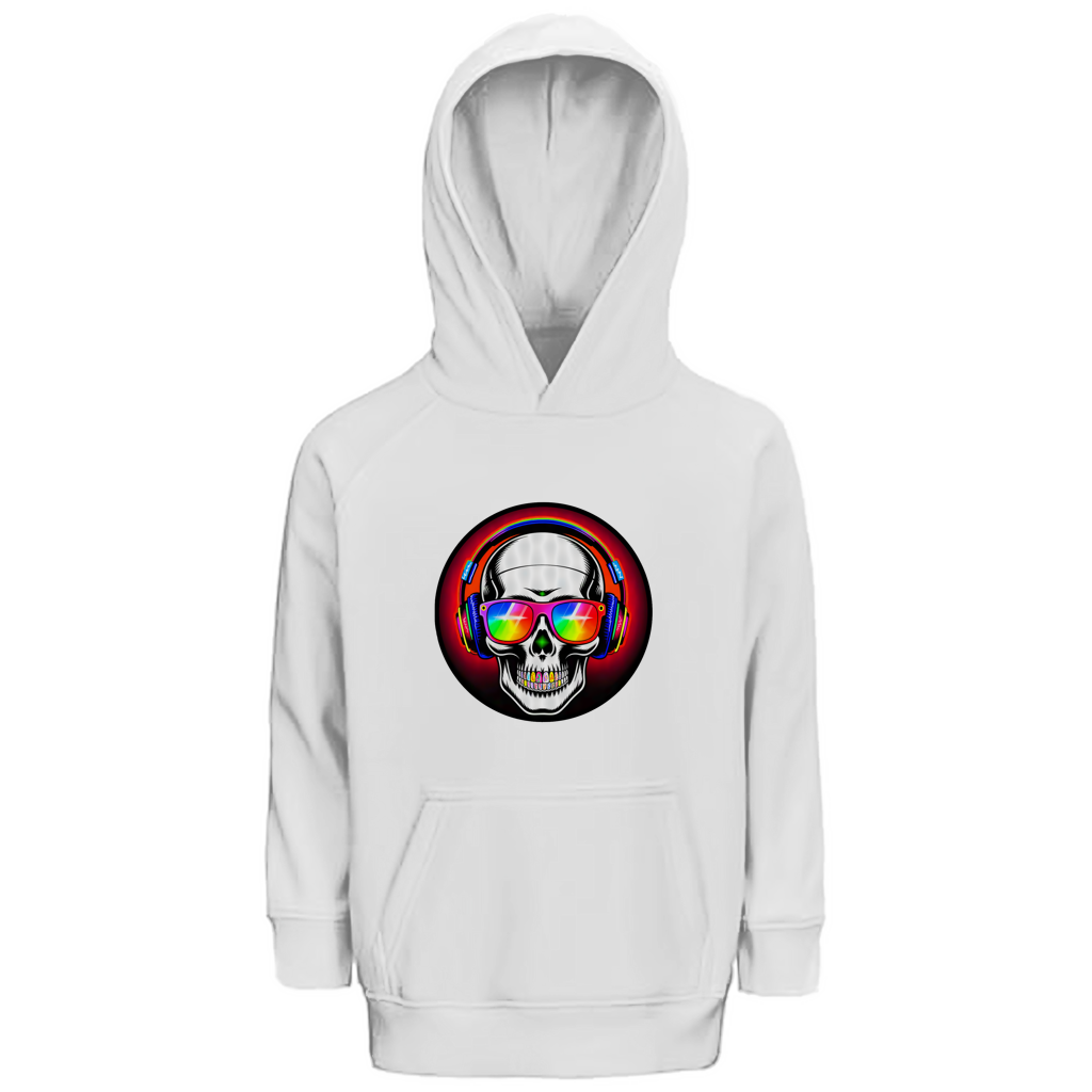 Kinder Premium Bio Hoodie Discoteka Skull