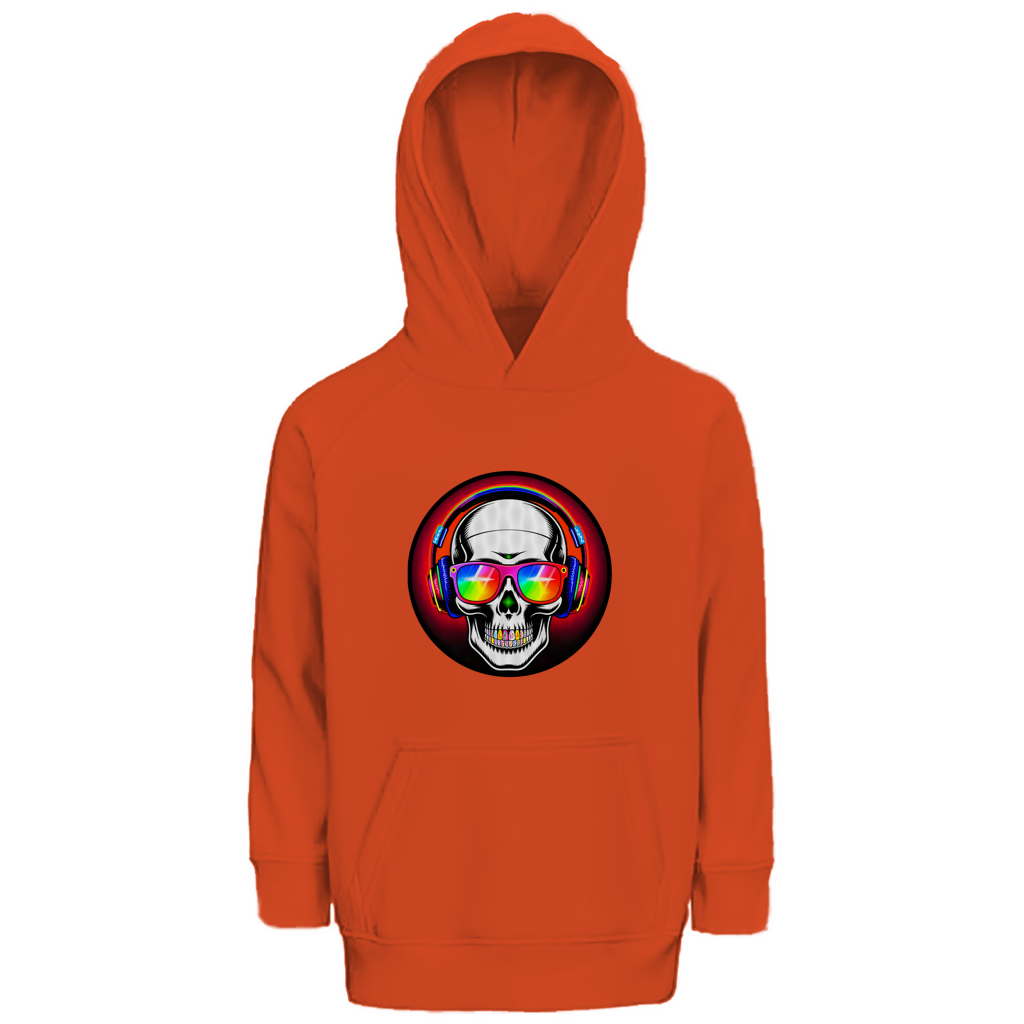 Kinder Premium Bio Hoodie Discoteka Skull