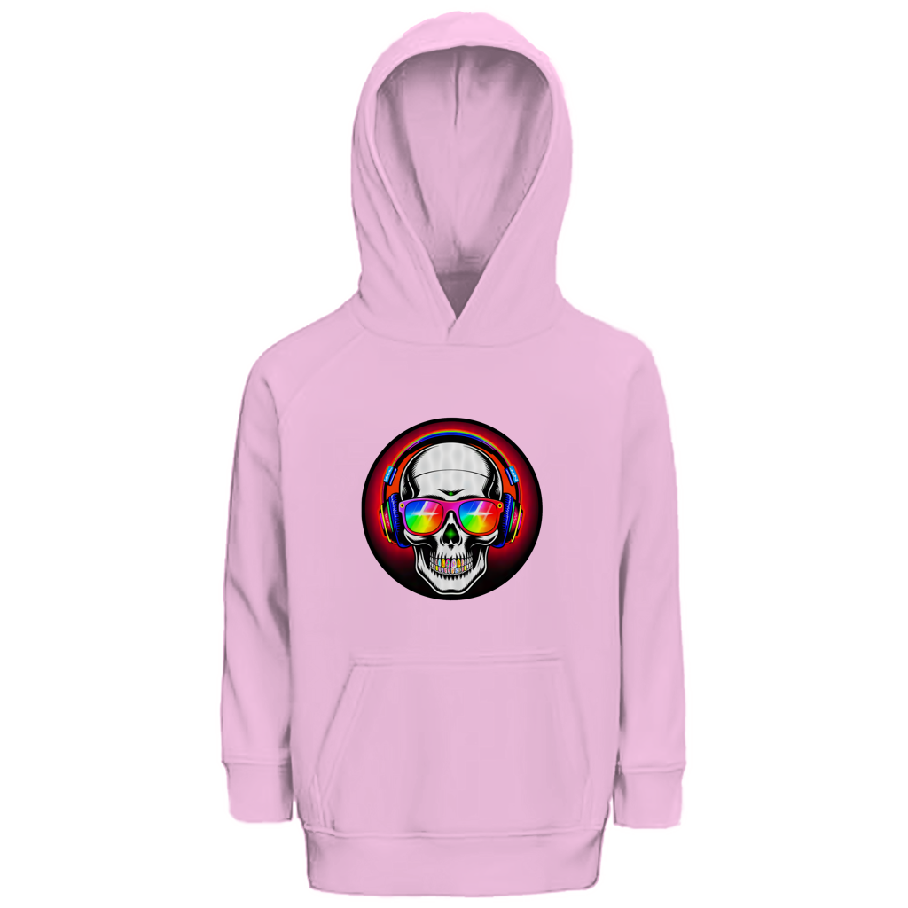 Kinder Premium Bio Hoodie Discoteka Skull