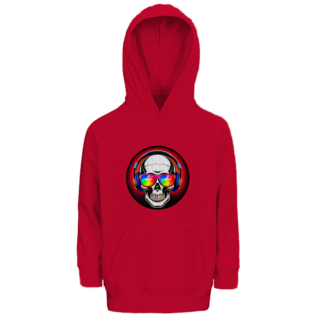 Kinder Premium Bio Hoodie Discoteka Skull