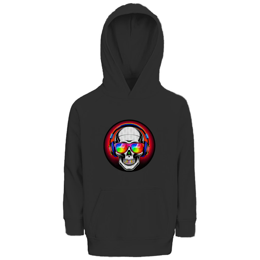 Kinder Premium Bio Hoodie Discoteka Skull