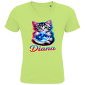 Kids Premium Bio T-Shirt Katze Diana