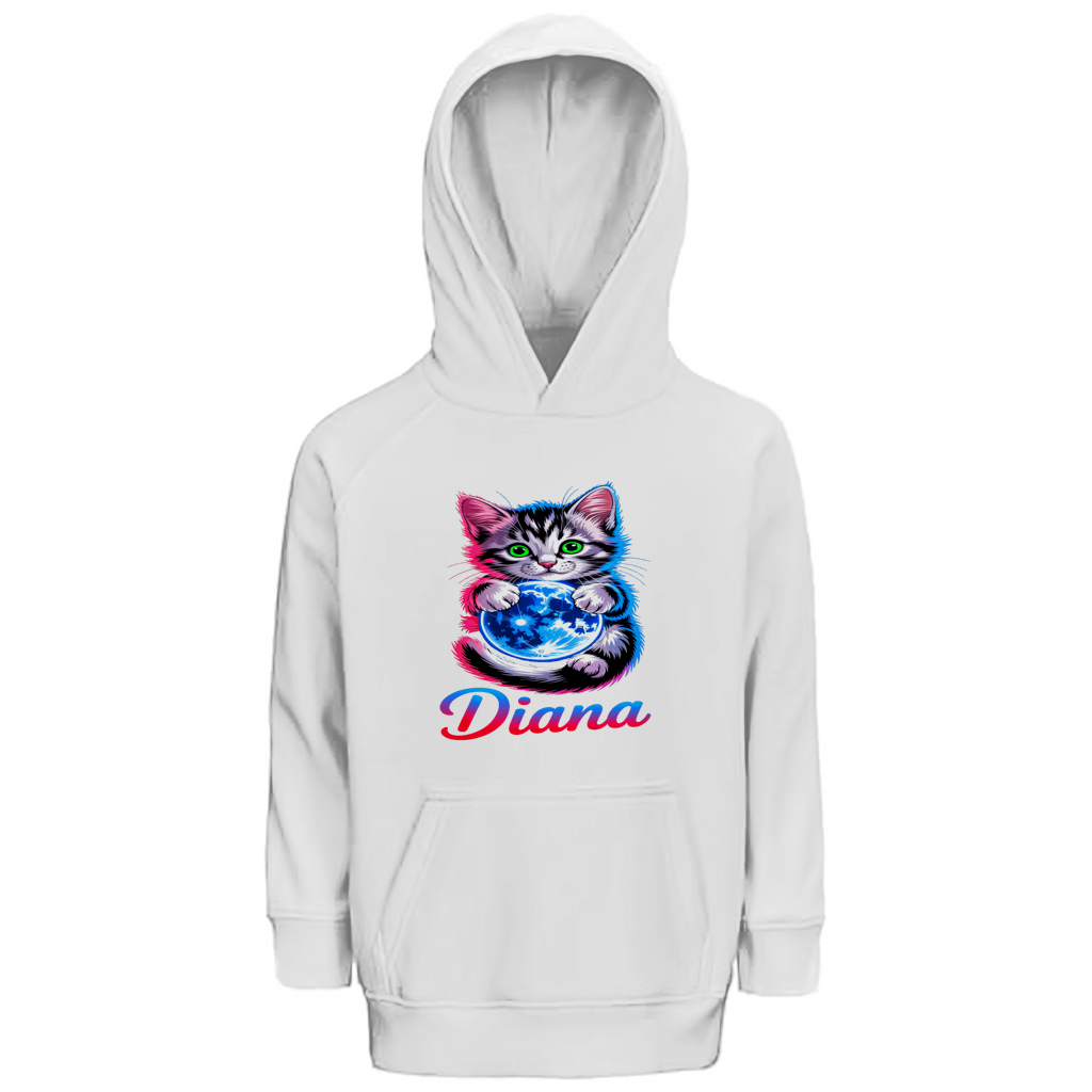Kinder Premium Bio Hoodie Katze Diana