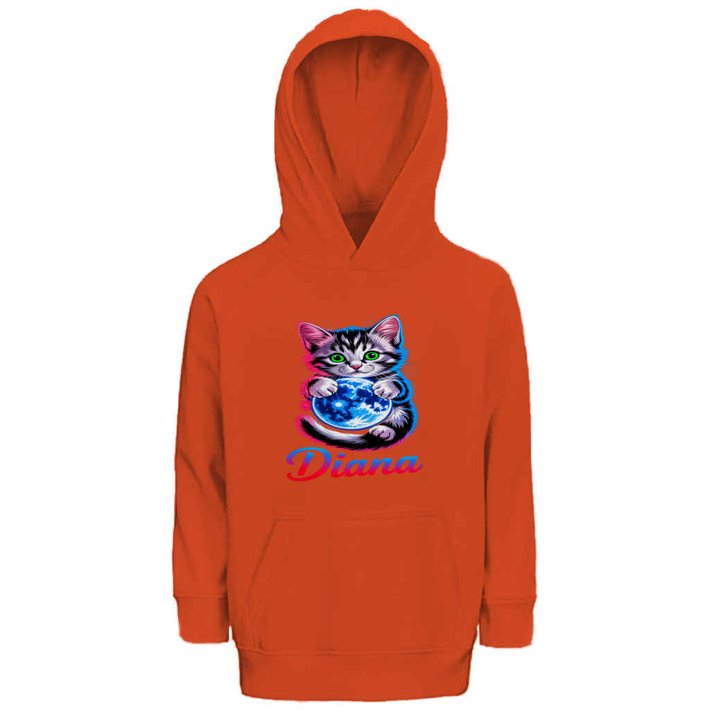 Kinder Premium Bio Hoodie Katze Diana