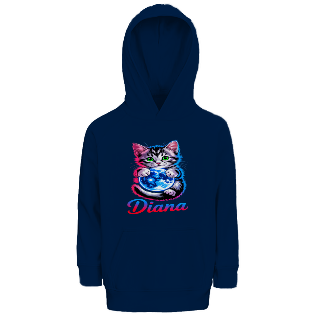 Kinder Premium Bio Hoodie Katze Diana