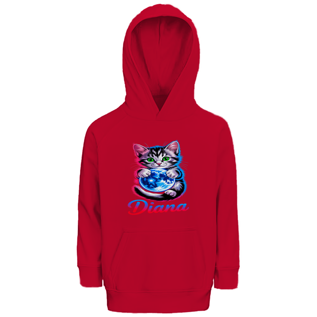 Kinder Premium Bio Hoodie Katze Diana