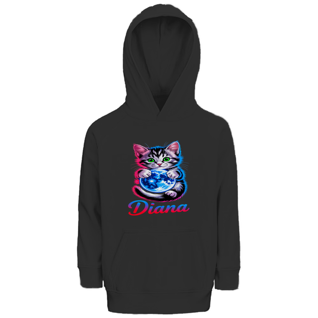 Kinder Premium Bio Hoodie Katze Diana