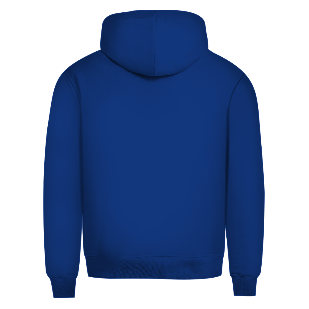 Herren Premium Bio Hoodie Skull with green Glasses