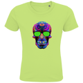 Kids Premium Bio T-Shirt Skull with green Glasses