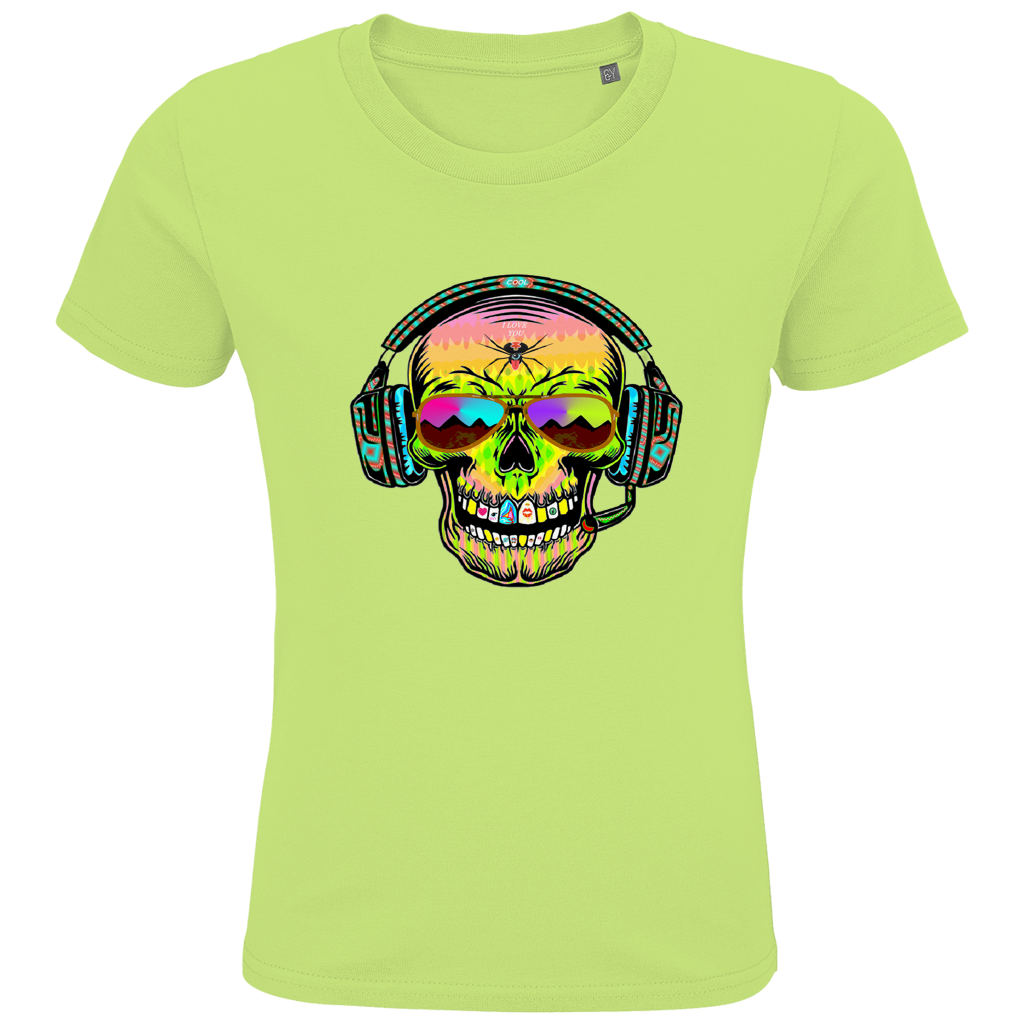 Kids Premium Bio T-Shirt Skull Musik