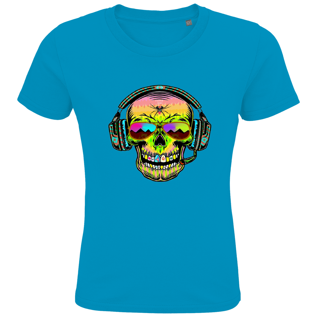 Kids Premium Bio T-Shirt Skull Musik