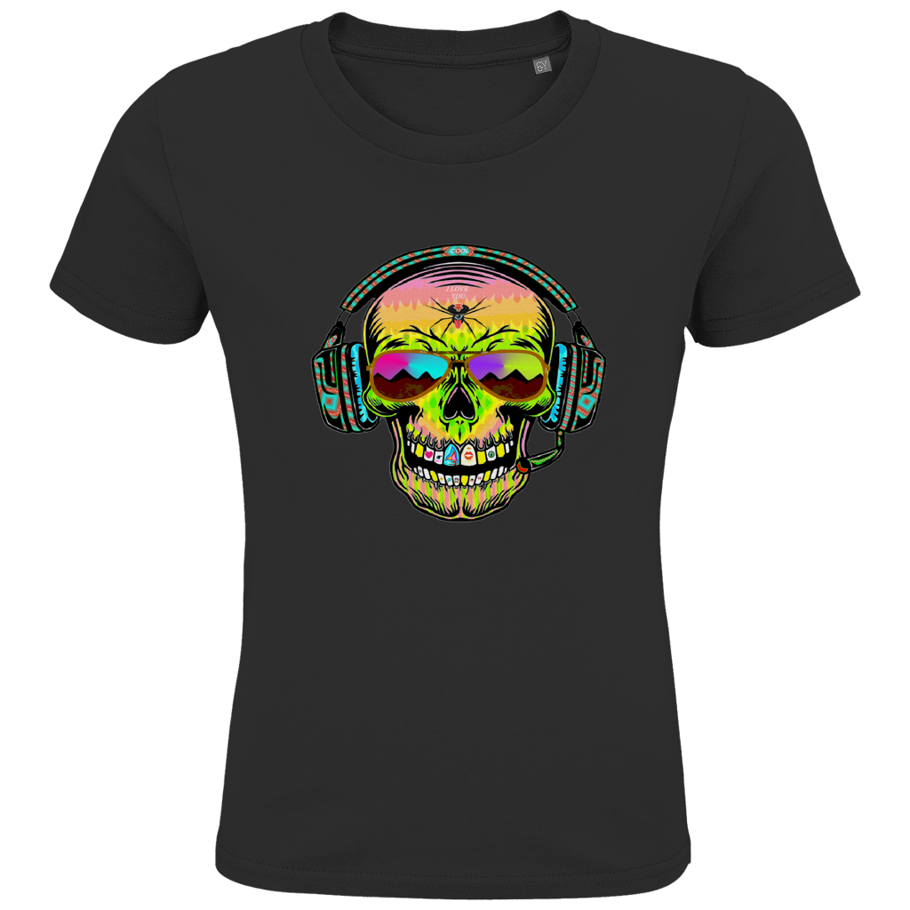 Kids Premium Bio T-Shirt Skull Musik