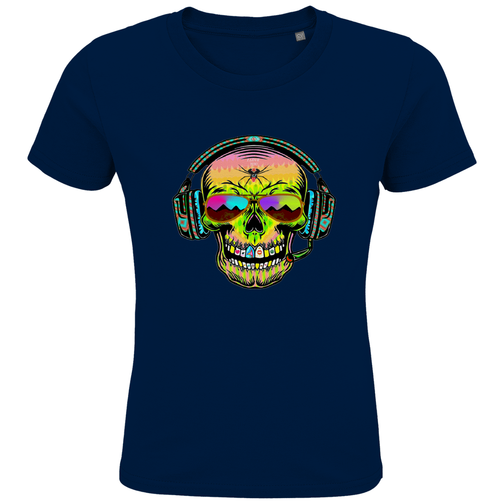 Kids Premium Bio T-Shirt Skull Musik