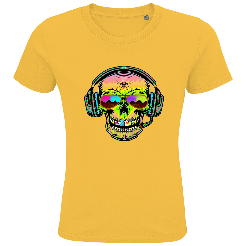 Kids Premium Bio T-Shirt Skull Musik