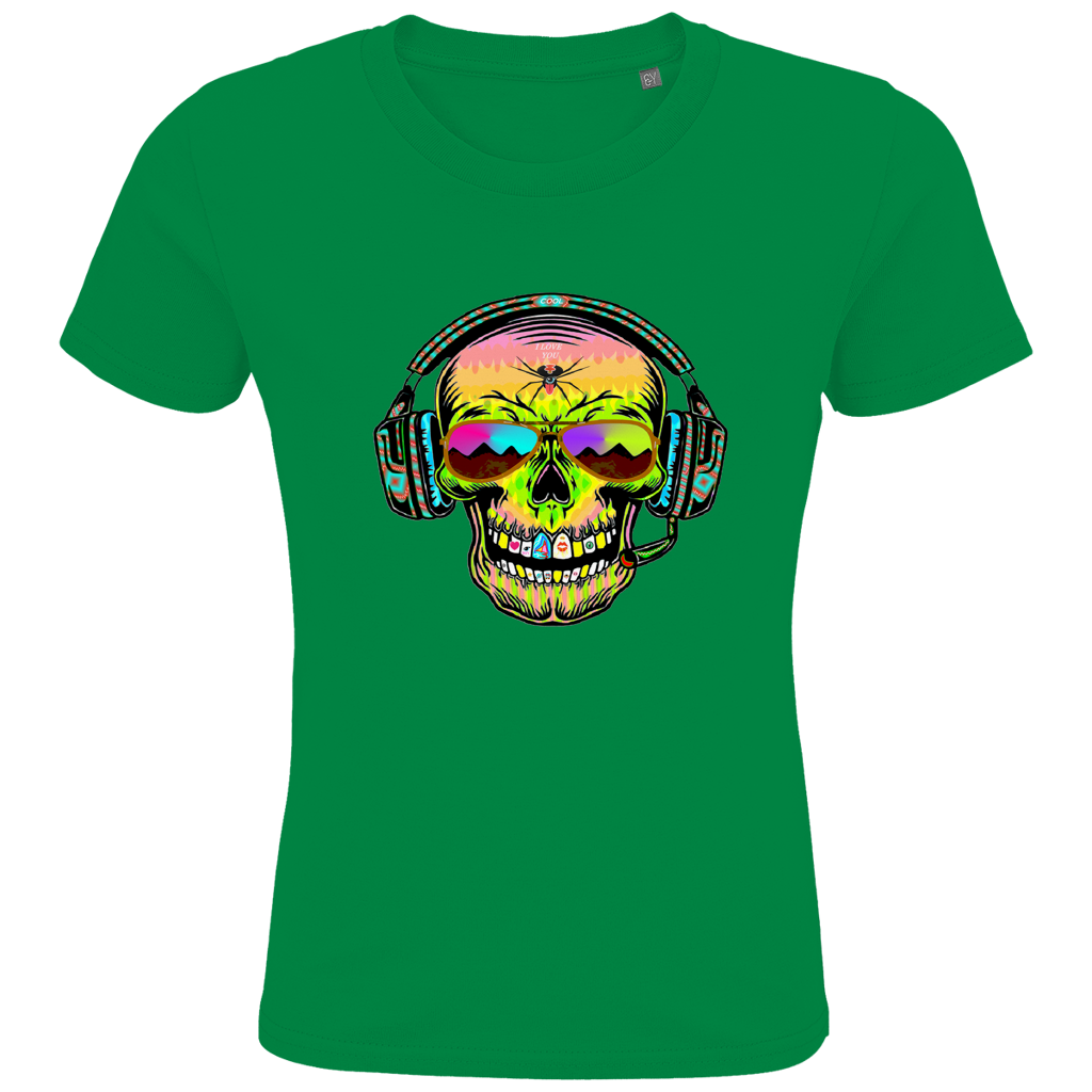 Kids Premium Bio T-Shirt Skull Musik