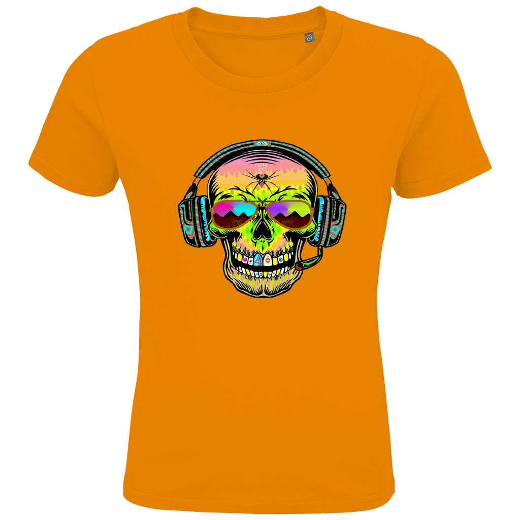Kids Premium Bio T-Shirt Skull Musik