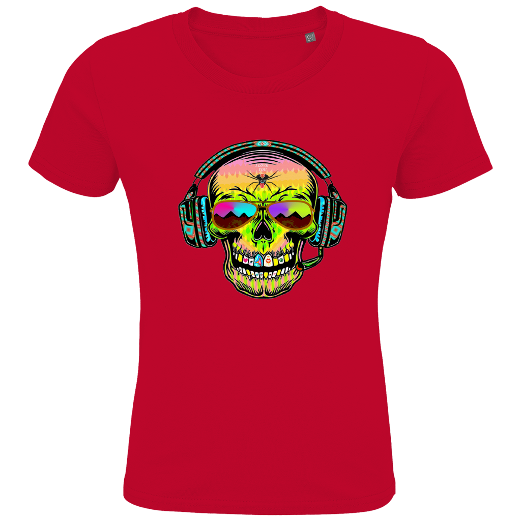 Kids Premium Bio T-Shirt Skull Musik