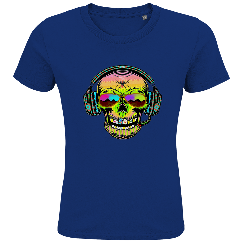 Kids Premium Bio T-Shirt Skull Musik