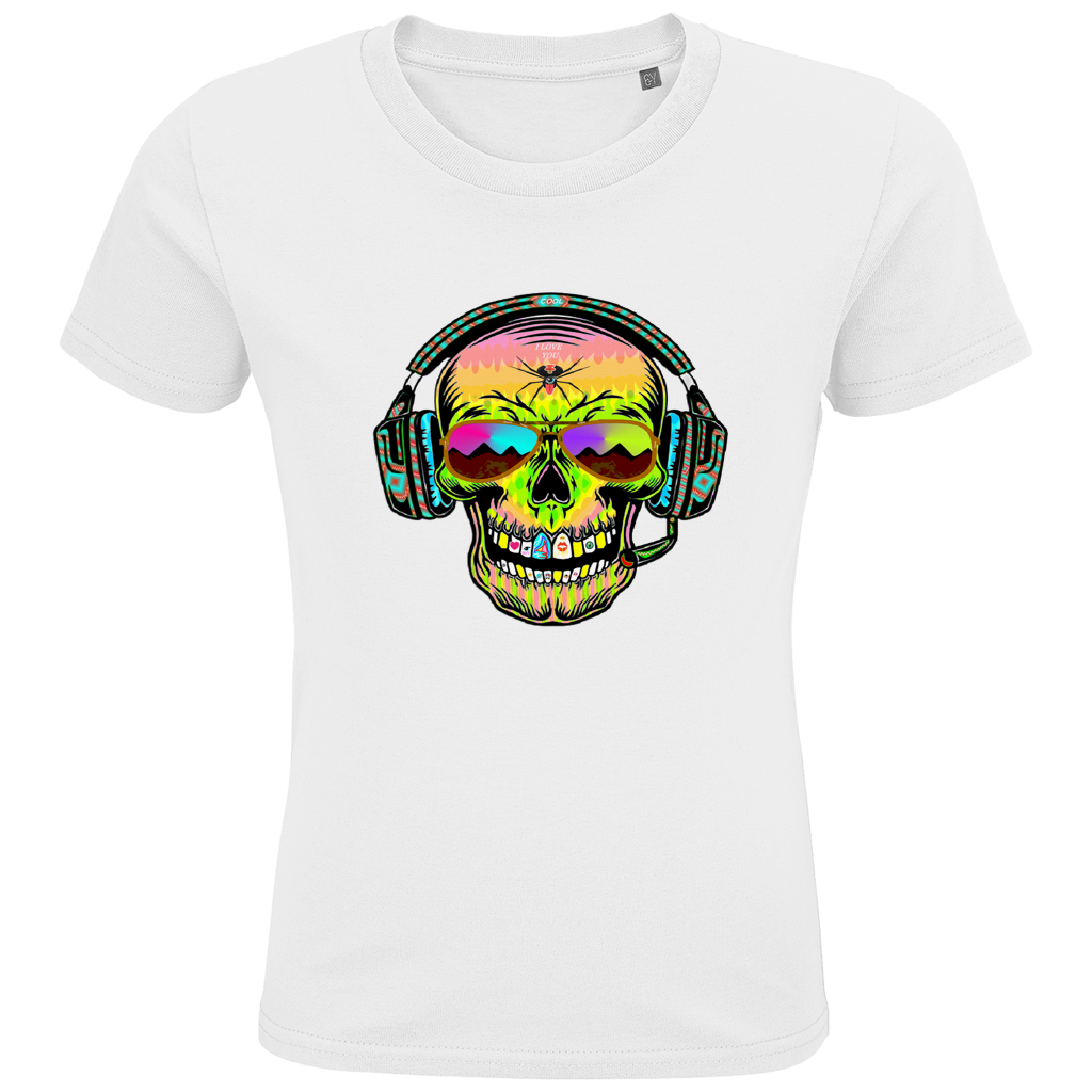 Kids Premium Bio T-Shirt Skull Musik