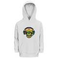 Kinder Premium Bio Hoodie Skull Musik