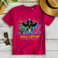 Damen Premium Bio T-Shirt Superstar Skull Hollywood