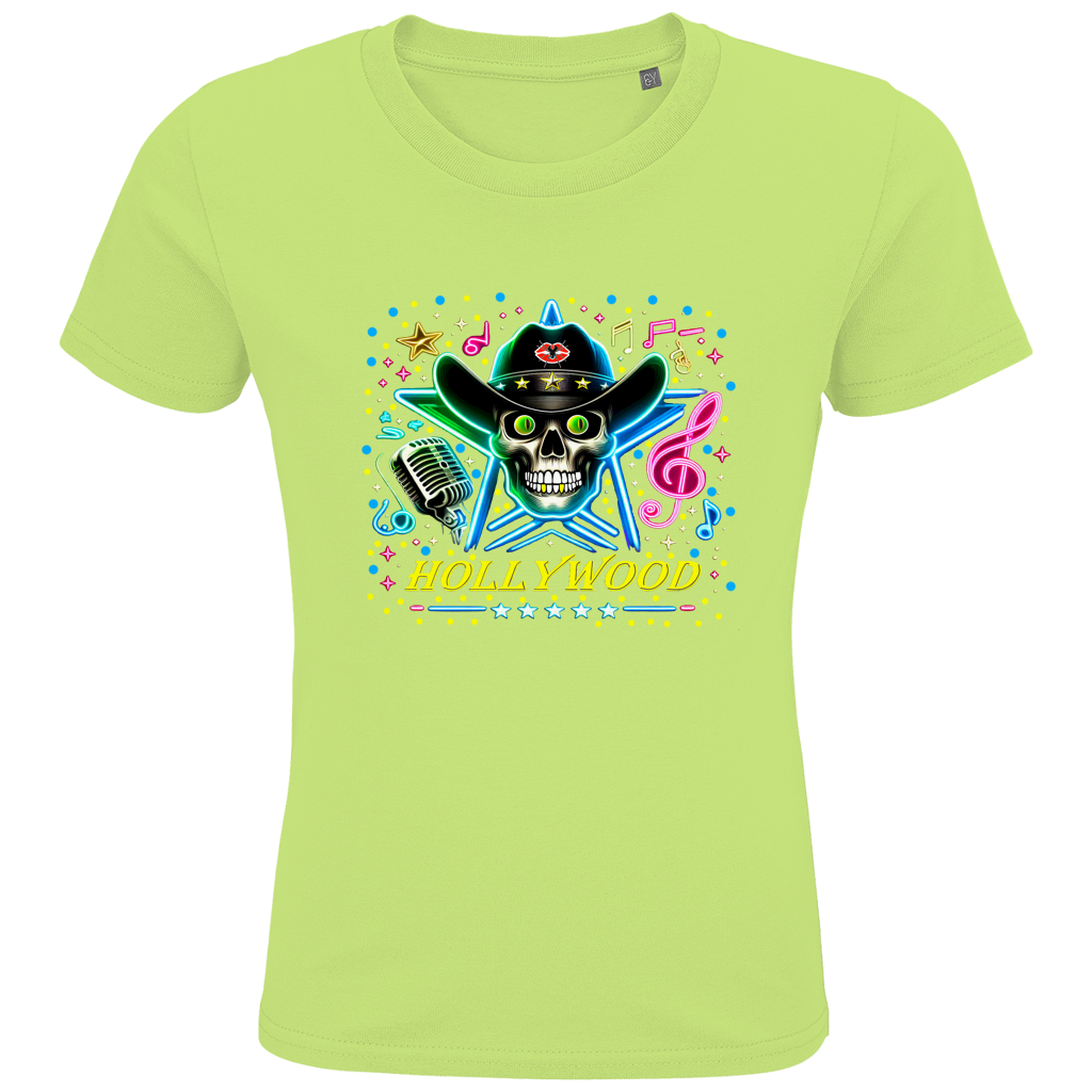 Kids Premium Bio T-Shirt Superstar Skull Hollywood