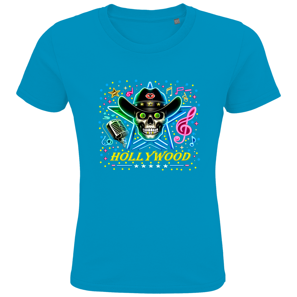 Kids Premium Bio T-Shirt Superstar Skull Hollywood