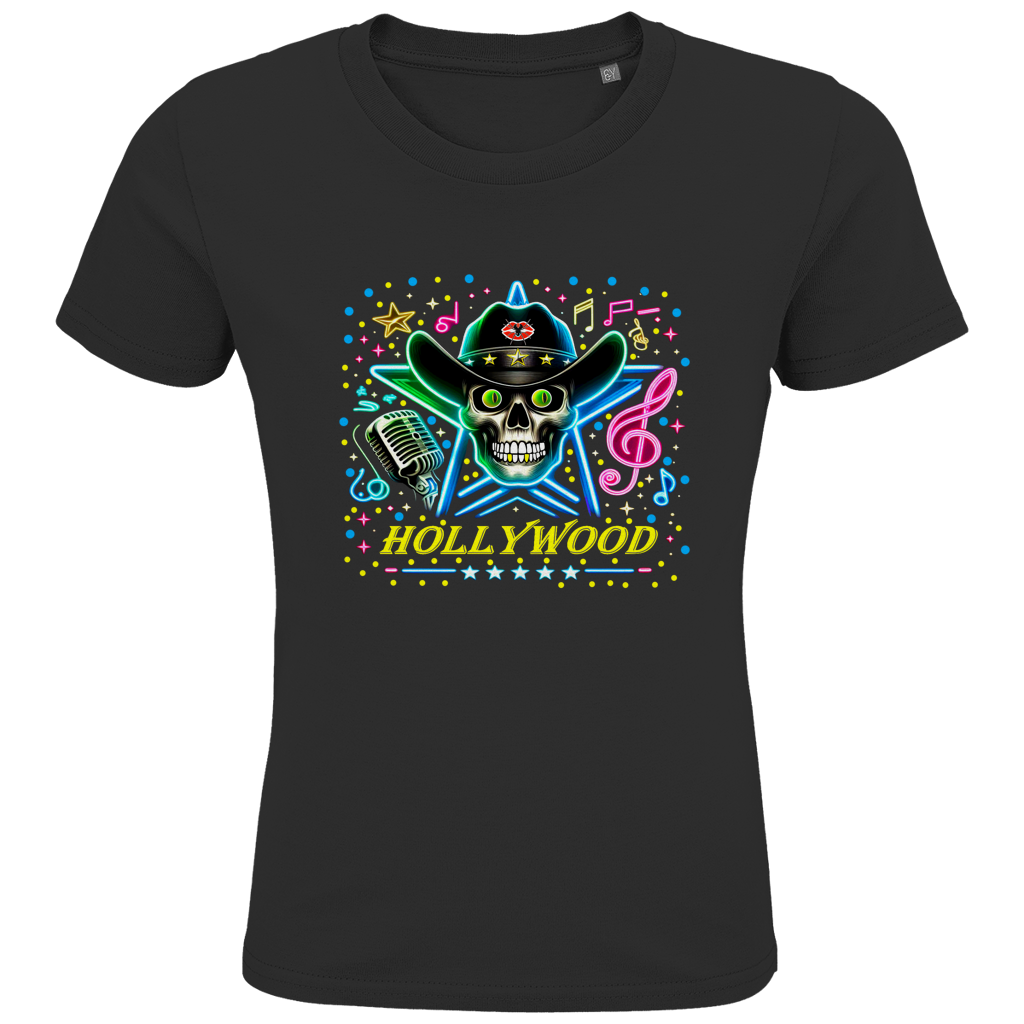 Kids Premium Bio T-Shirt Superstar Skull Hollywood