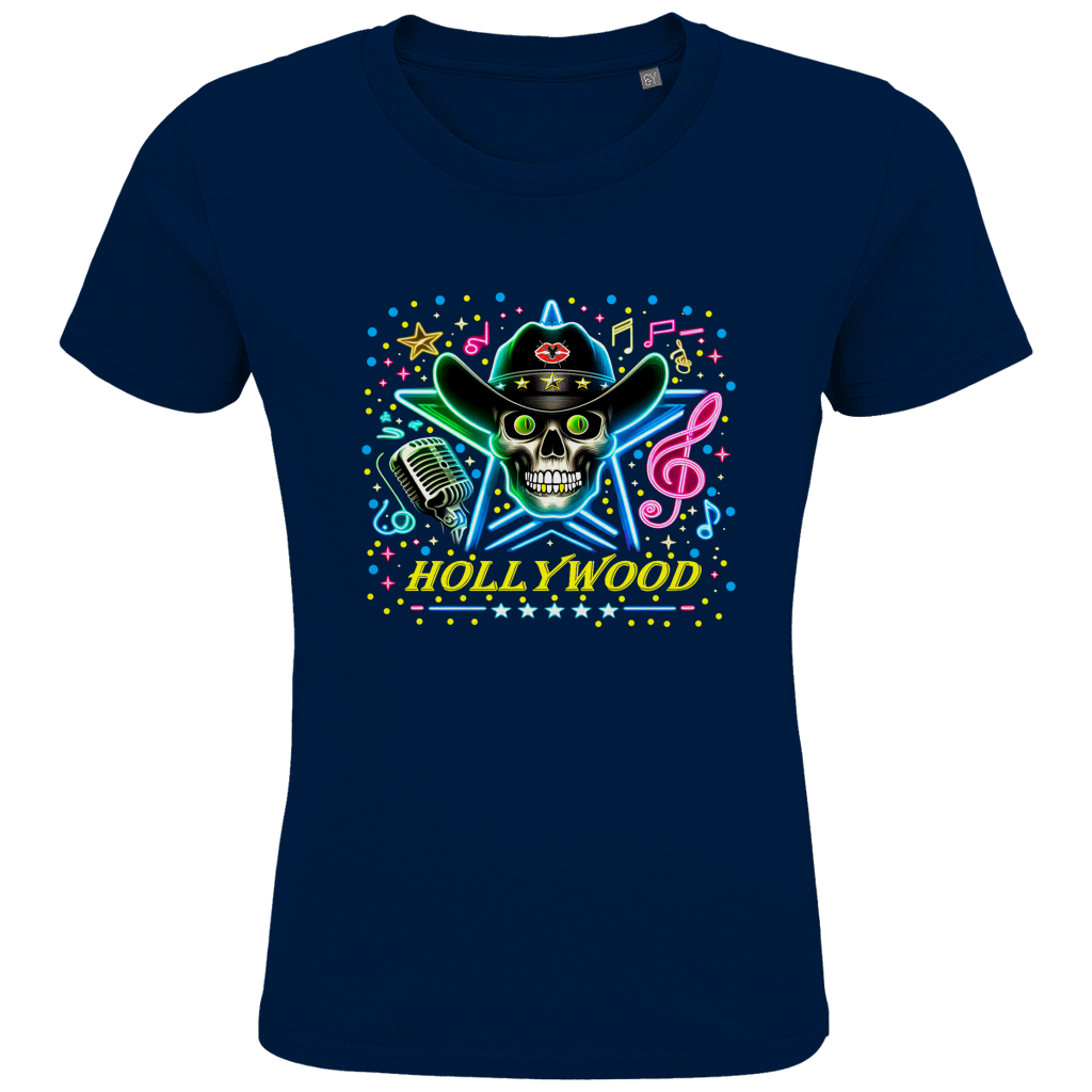 Kids Premium Bio T-Shirt Superstar Skull Hollywood