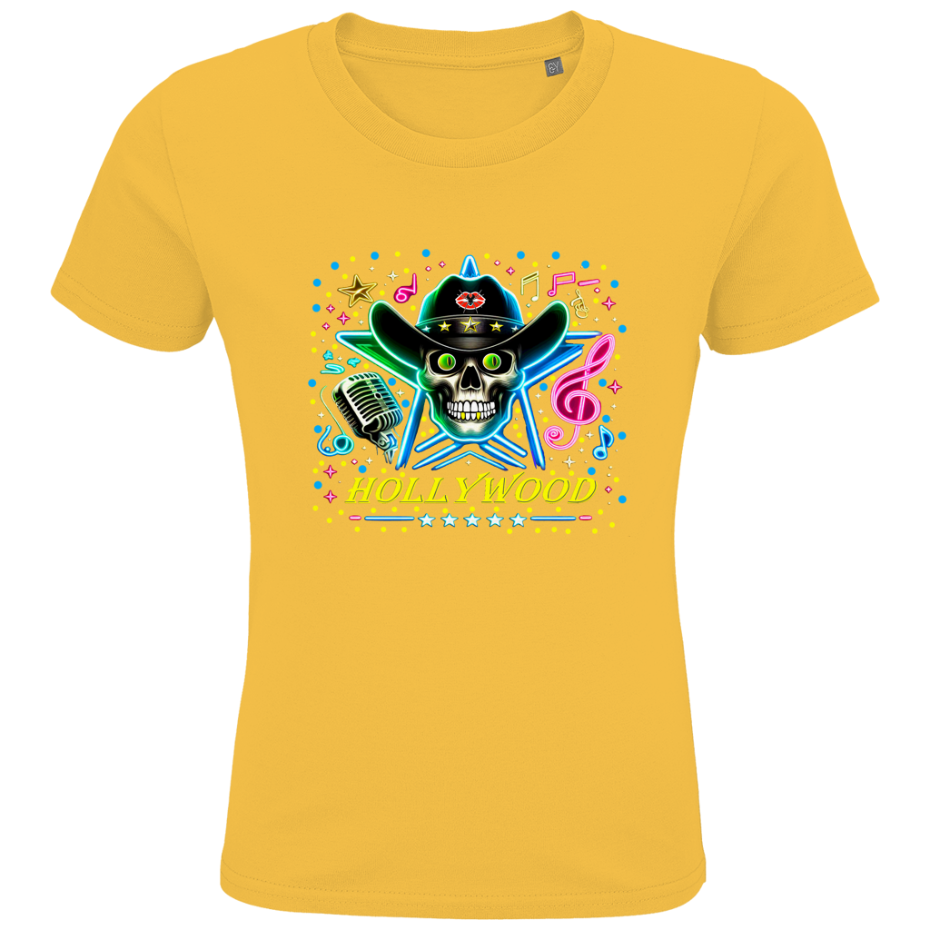 Kids Premium Bio T-Shirt Superstar Skull Hollywood