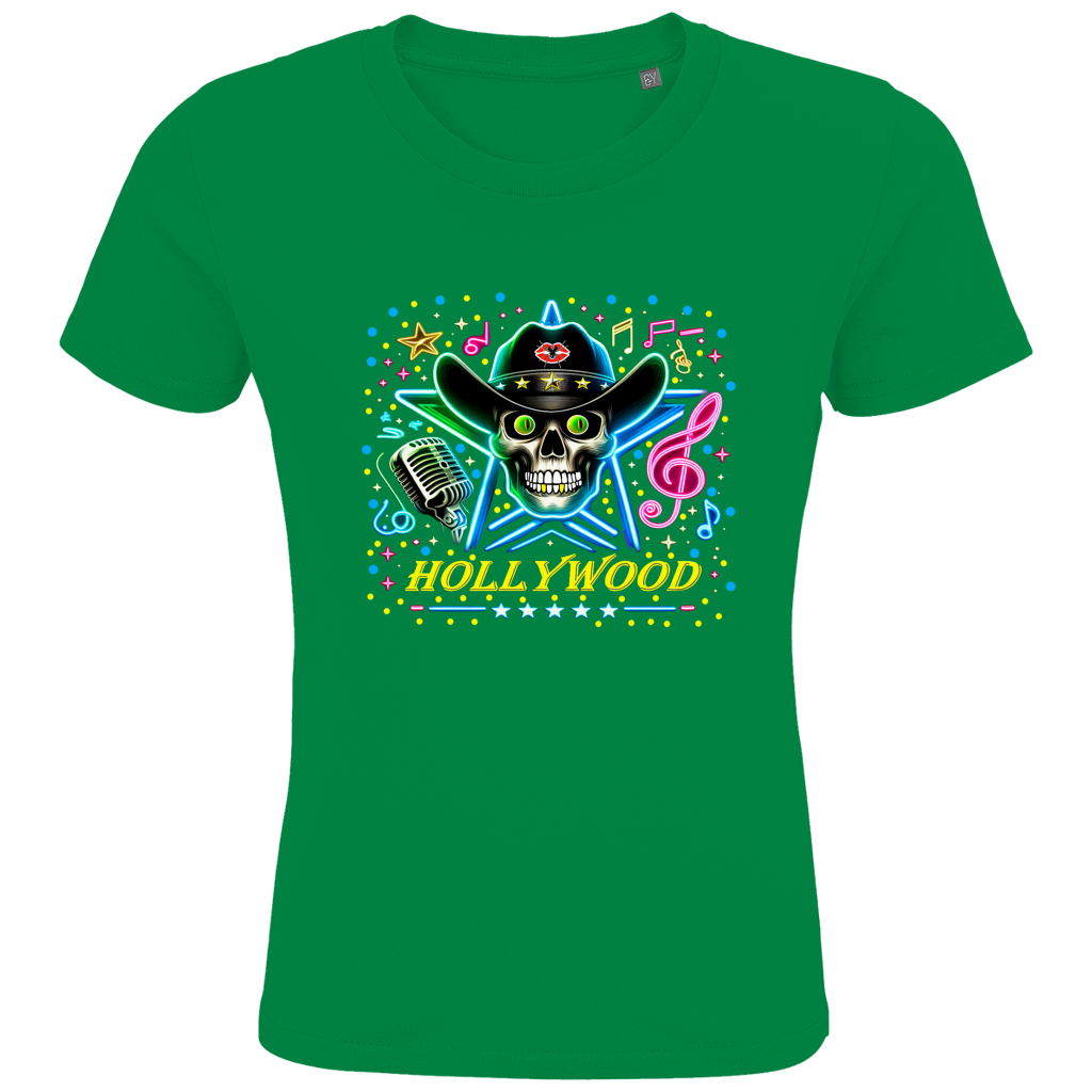 Kids Premium Bio T-Shirt Superstar Skull Hollywood