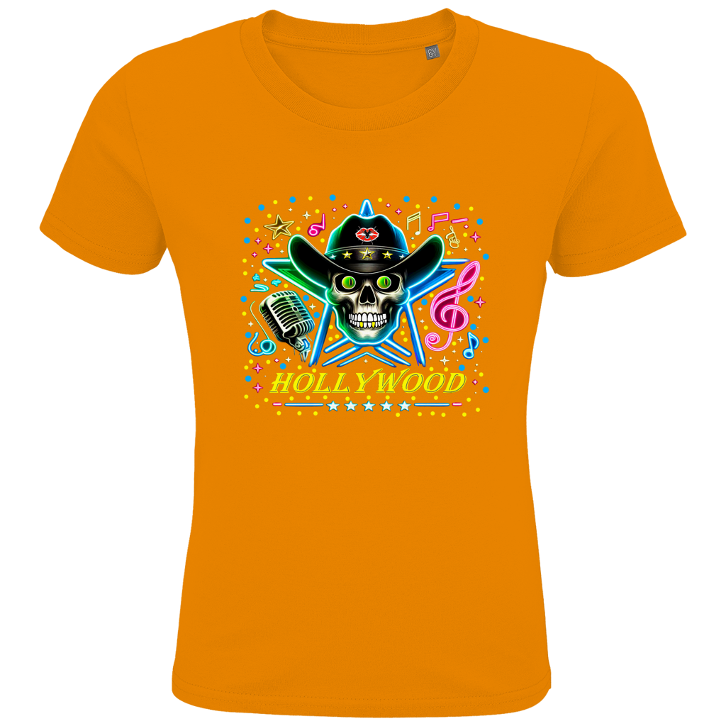 Kids Premium Bio T-Shirt Superstar Skull Hollywood