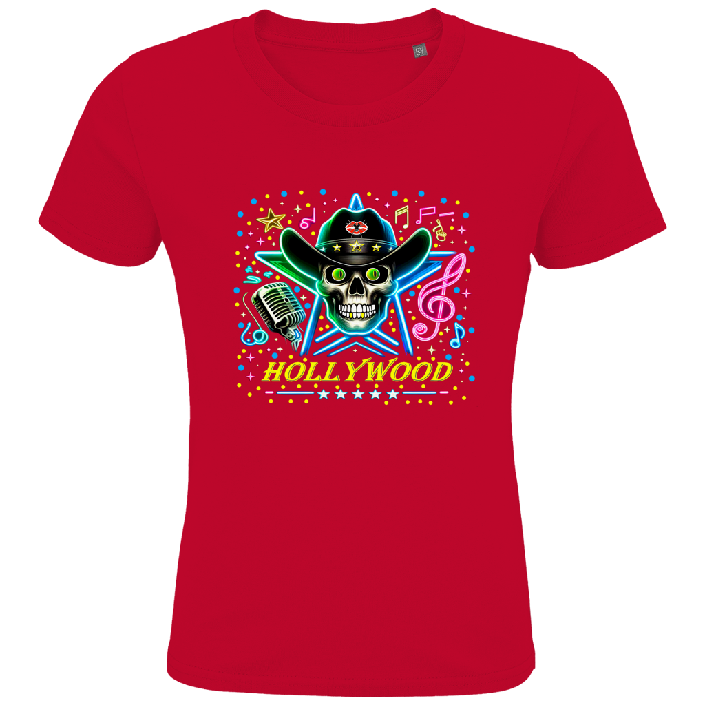 Kids Premium Bio T-Shirt Superstar Skull Hollywood