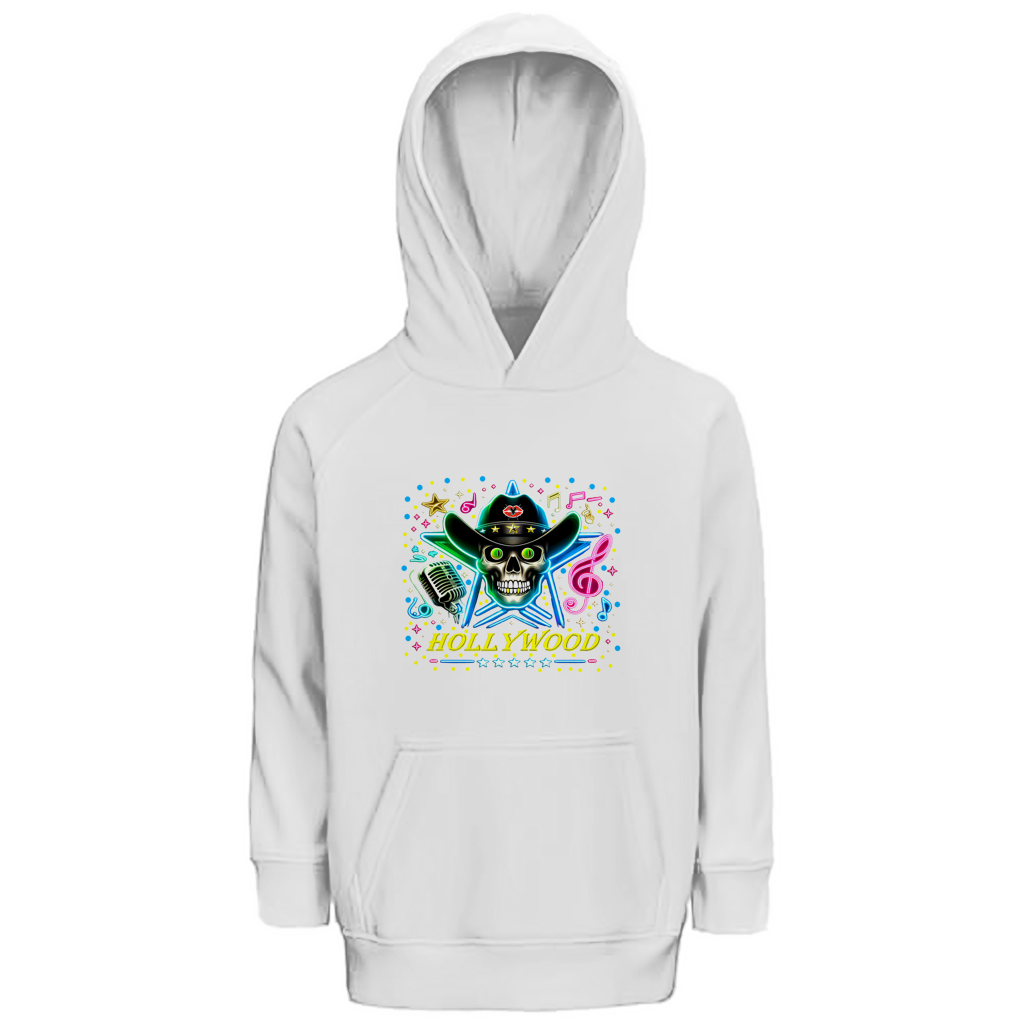 Kinder Premium Bio Hoodie Superstar Skull Hollywood