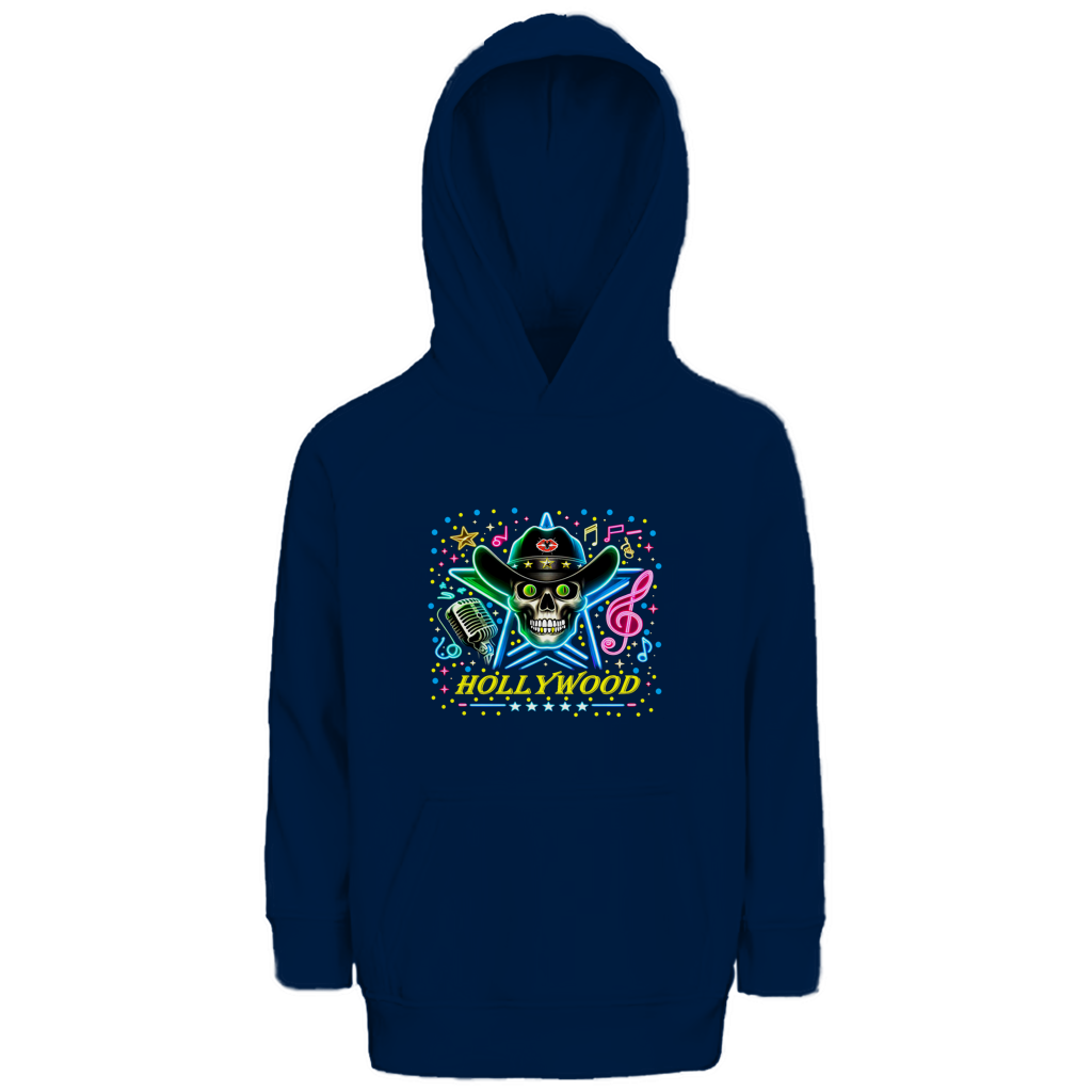 Kinder Premium Bio Hoodie Superstar Skull Hollywood