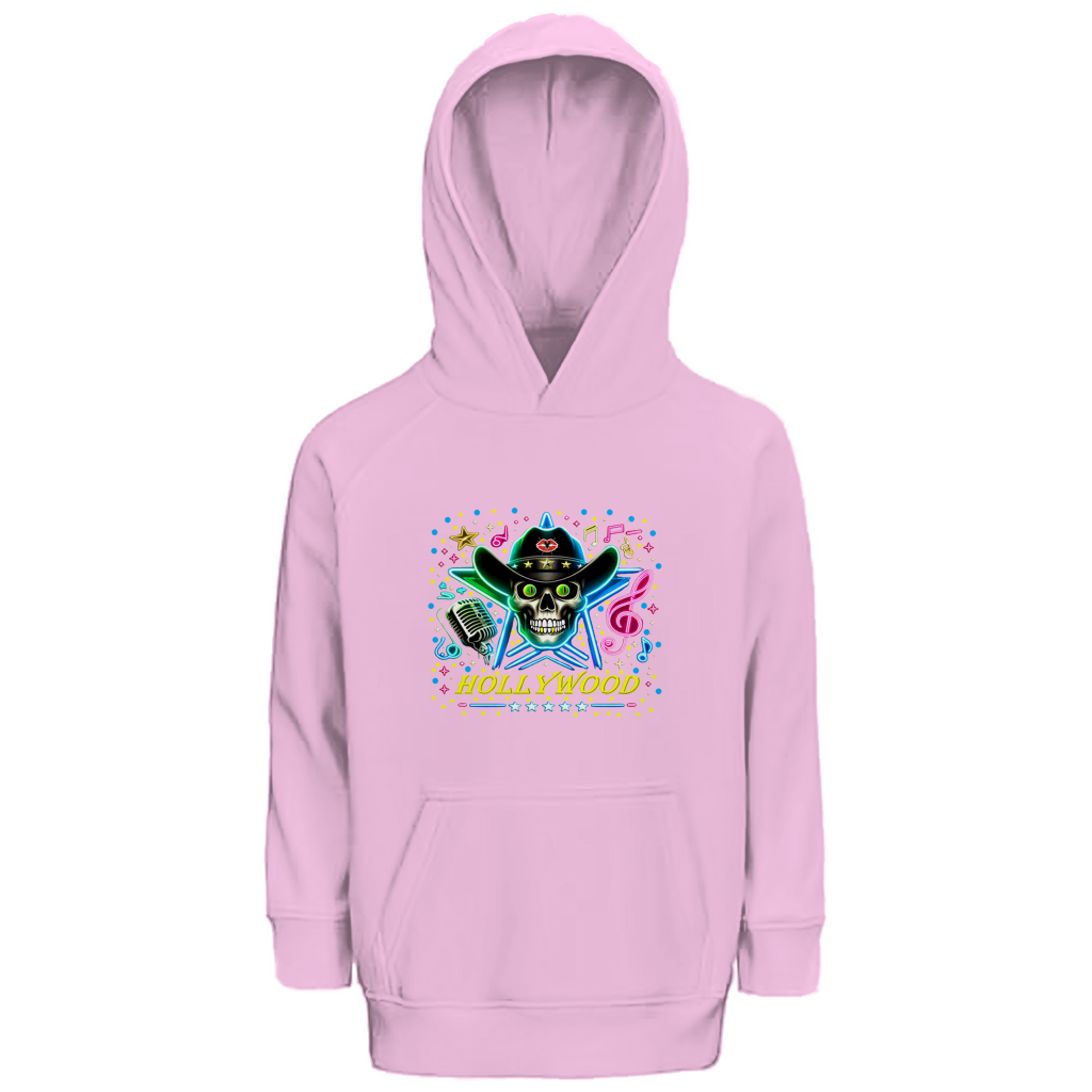 Kinder Premium Bio Hoodie Superstar Skull Hollywood