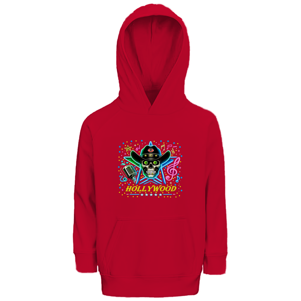 Kinder Premium Bio Hoodie Superstar Skull Hollywood