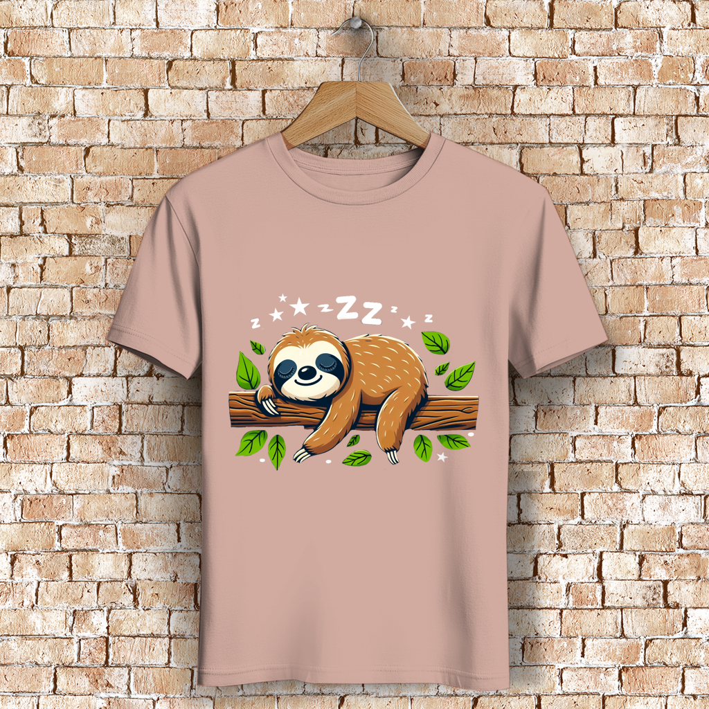 Herren Premium Bio T-Shirt Faultier